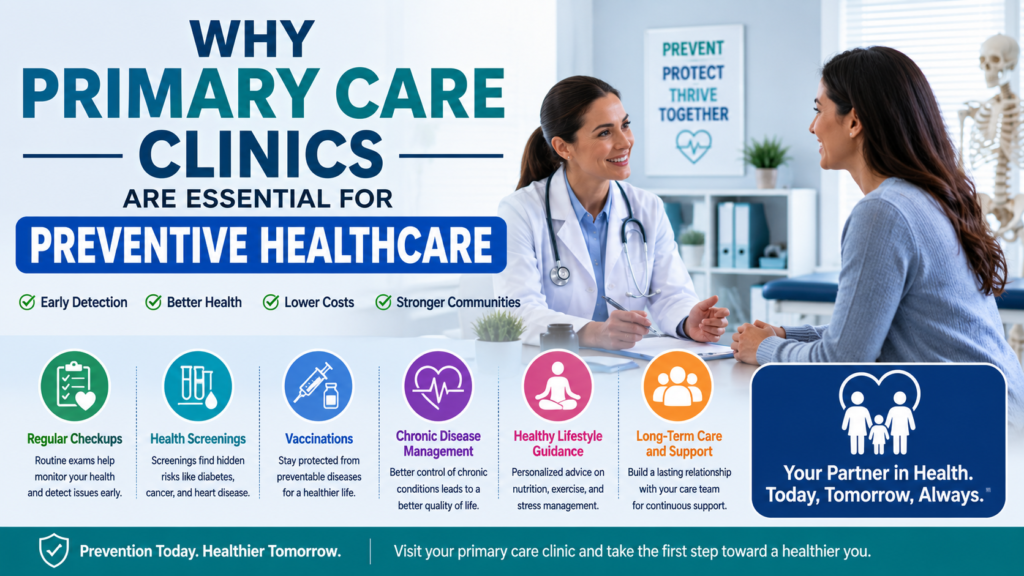 Why Primary Care Clinics Are Essential for Preventive Healthcare