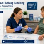 PICC Line Home Flushing Teaching in Vascular Access Clinic at an Outpatient Clinic