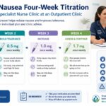 GLP-1 Nausea Four-Week Titration in Obesity Specialist Nurse Clinic at an Outpatient Clinic