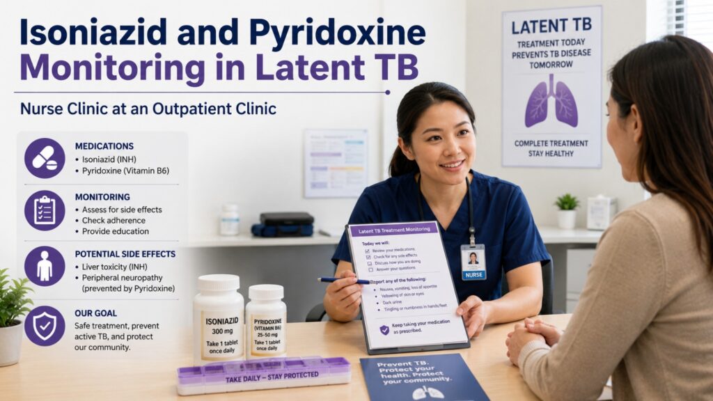 Isoniazid and Pyridoxine Monitoring in Latent TB Nurse Clinic at an Outpatient Clinic